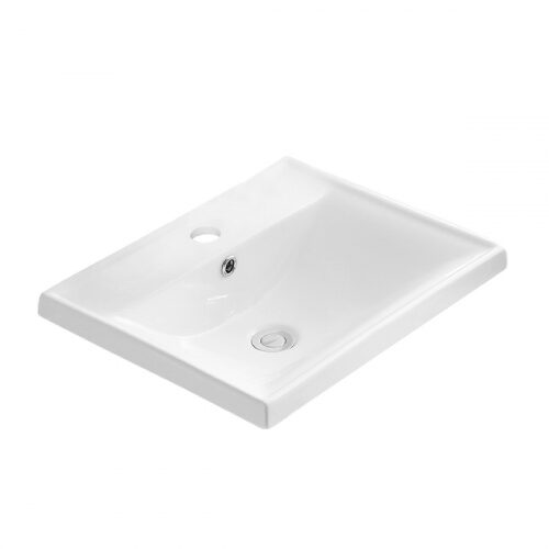 Valera 21" Top Mount Vitreous China White
