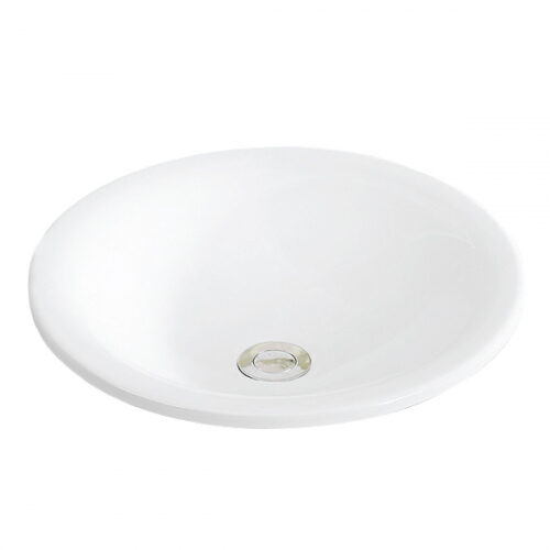 Valera 18" Top Mount Vitreous China White