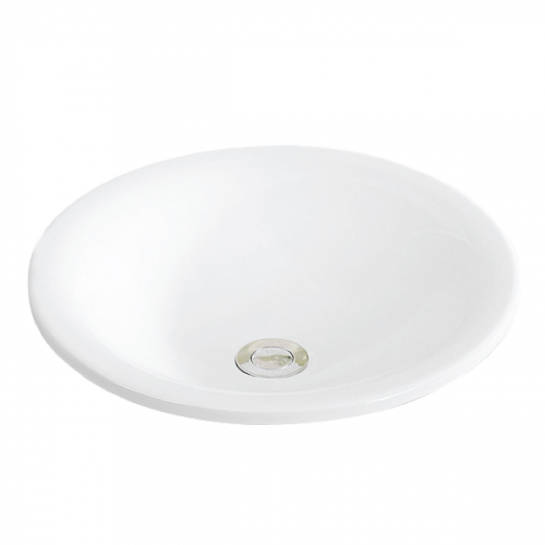Valera 18" Top Mount Vitreous China White