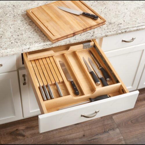 Rev-A-Shelf combination Knife and Cutting Board Drawer